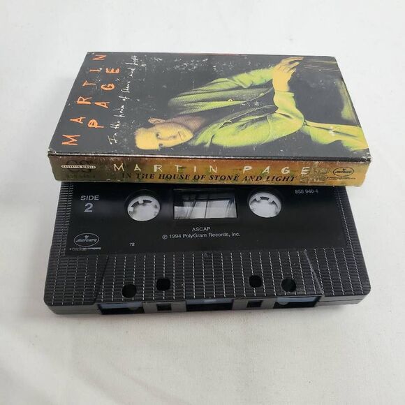 Martin Page – In the House of Stone and Light Cassette Single 1994 Mercury - Picture 3 of 3
